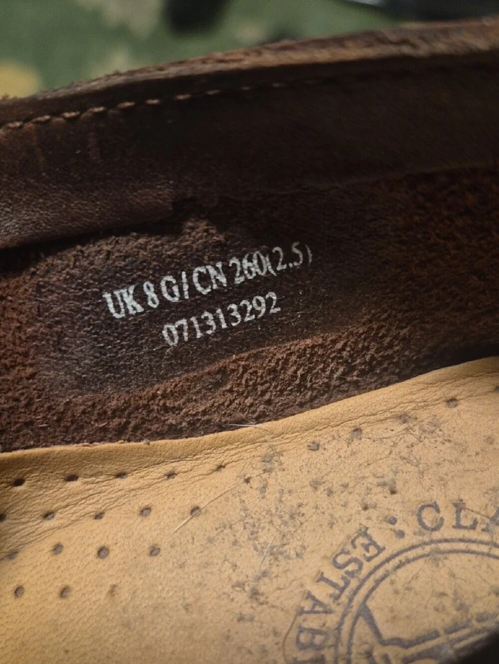 Clarks soft leather